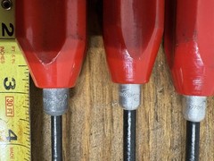 J Dewey Rifle Chamber Cleaning Rods with Chamber Brush LOT of 4