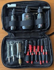 NEW! BUSHMASTER BORE SQUEEG-E UNIVERSAL FIELD CLEANING SYSTEM W/ CANVAS CASE