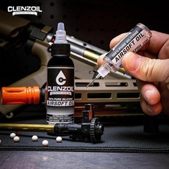 Clenzoil Airsoft & Air Gun Oil – 2 oz Combo Airsoft Oil – for Air Rifles & Ai