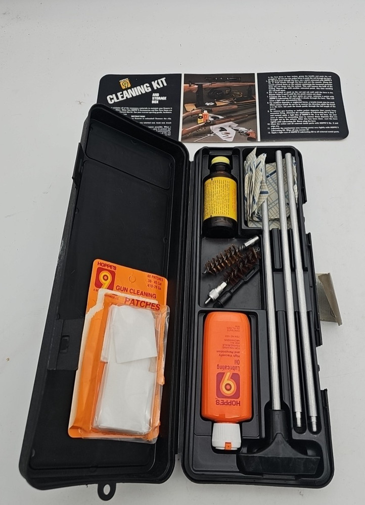 Hoppe’s No. 9 Deluxe Gun Cleaning Kit + Miscellaneous Cleaning Supplies/Brushes