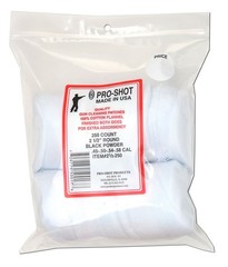 Pro-Shot 212250 Cleaning Patches .45 – .58 Cal 2.50″ Round Cotton Flannel 250 Pa