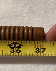 Vintage Antique Wood Wooden 3 Piece Shotgun Cleaning Rod 37 1/8” Long