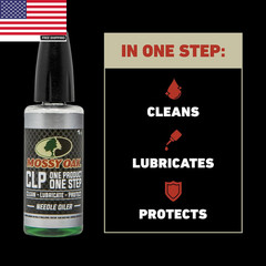 Mossy Oak CLP Gun Cleaning Oil | All-In-One Cleaner, Lubricant & Protectant | On