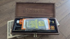 Vintage Hoppe’s No. 9 Deluxe Wooden Presentation Gun Cleaning Kit w/ Box
