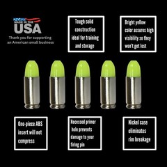 ST Action Pro -9mm Yellow Action Trainer Dummy Round-5 Rounds (Original Version)