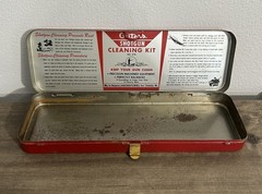 Vintage Outers Gunslick Shotgun Cleaning Kit No. 478 12Ga. Tin Metal Box Only