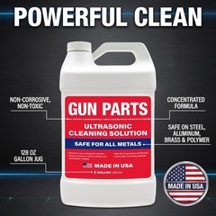 Ultrasonic Gun Cleaning Solution 1 Gallon/128oz [Made in USA] Concentrated