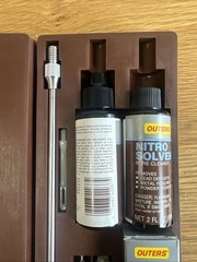 Vintage Outers Pistol Cleaning Kit 44/45 Caliber w/ Hard Storage Case Never Used