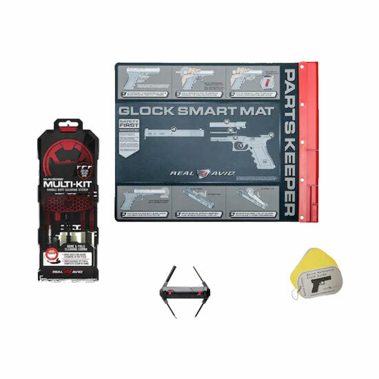 Real Avid Glock Cleaning Kit with Gun Boss, 4-in-1 Tool, Smart Mat & Field Guide