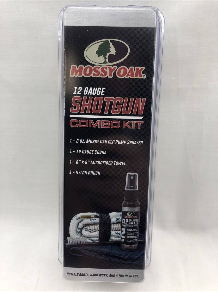 Mossy Oak Limited Edition 12 Gauge Shotgun Combo Cleaning Kit by Clenzoil