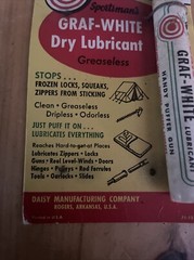 Daisy Heddon Graf-White Dry Lubricant Original Packaging Handy Dispenser Tube