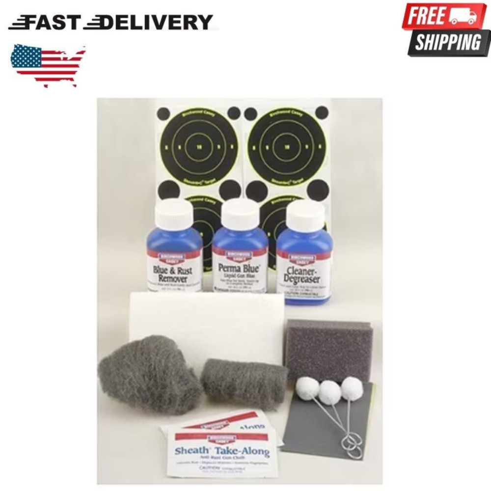 Birchwood Casey Perma Blue Liquid Gun Blue All-Inclusive 8Pc Kit