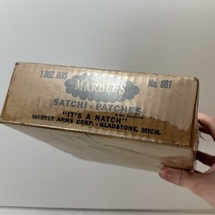 Marble’s Satchi Patches EMPTY Box Marble Arms Corp Gladstone Michigan Mich MI