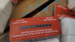 Range Maxx Cotton Gun Cleaning Patches 200