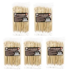 1000 IIT 6″ INDUSTRIAL BAMBOO HANDLE COTTON SWABS TIPS DETAILING CLEANING Q GUN