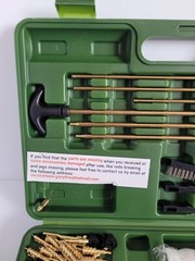 Gloryfire Universal Gun Cleaning Kit Hunting Rifle Handgun in Hard Plastic Case