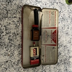 Vintage Outers Gunslick Rifle Kit No. 477 Tin 30 Cal Gun Cleaning Kit