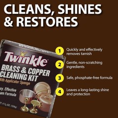 Phosphorus Free Brass & Copper Anti-Tarnish Cream – 4.4 Oz Gold Standard Polish