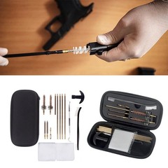 Gun Cleaning Kit for .223/5.56 Gun with Bore Chamber Brushes, Brass, Jags, Ro…