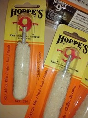 Gunsmith Hoppe’s Gun Cleaning – Bore Snake, Cotton Patches, Swabs