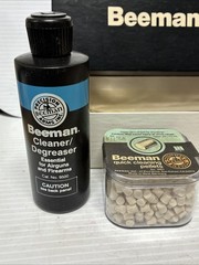 Vintage BEEMAN BASIC AIRGUN CLEANING KIT cat. no. 9074 (S1-3 Q6028