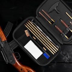 BOOSTEADY .223 5.56 Cleaning Kit Brass Rod Bore Brush Zippered Case