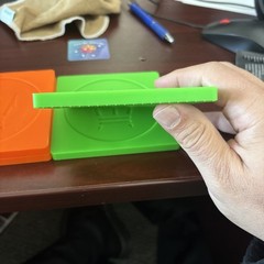 Maratac CountyComm Extreme Trident Parts Coasters Non Slip Zombie Green + Orange