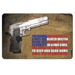 TekMat TEK-17-2AMEND Right To Bear Arms 2nd Amendment Gun Cleaning Mat – NEW