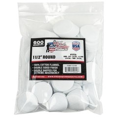 Premium Gun Cleaning Patches – 100% Cotton Flannel, Lint-Free, Absorbent, Solven