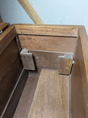 Vintage Rustic Wood Gun Cleaning Tool Box Maintenance + Caddy N49