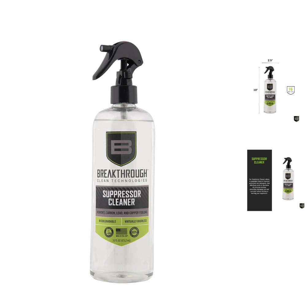 Unscented Multi-Surface Suppressor Cleaner – 16 Oz for Effective Carbon Removal