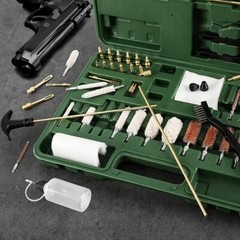 New Universal Gun Rifle Pistol Handgun Shotgun Firearm Cleaning Kit Set w/Case
