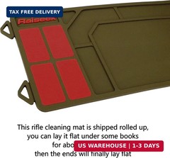 Raiseek Rifle Shotgun Cleaning Mat, Premium Large Magnetic Pad With Organizer Pa