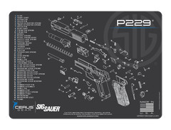 For Sig Sauer P229 P 229 9mm .40 45 Armorers Gun Cleaning Bench Mat Cerus Gear