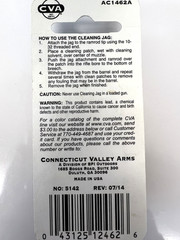 WOW! 2 CVA Cleaning Jag .50 Caliber – SOLID BRASS – AC1462A & FAST FREE SHIP!