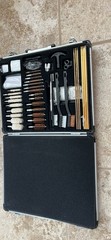 62 Piece Universal Gun Cleaning Kit for Deep Cleaning with Case, Brushes, Cloth