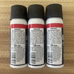 Birchwood Casey Barricade Rust Protection 1.5oz Travel Aerosol Spray 3 Pack C54