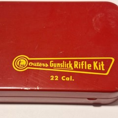 Vintage Outers Rifle Cleaning Kit No. 477 in Original Metal Box With Manual