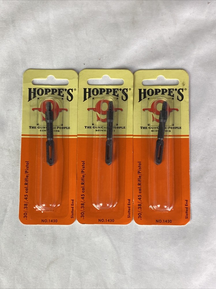 3 PK Hoppe’s No. 9 Conversion Adapter Clotted End, .30, .38, .45 Caliber 1430
