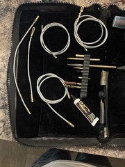 Otis Gun Cleaning Kit w/ Black Case, Bore Brush & Cloth .12 .20 .28 .35 .50