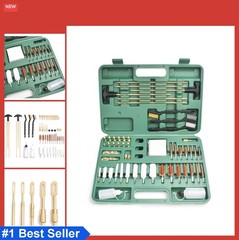 New Universal Gun Rifle Pistol Handgun Shotgun Firearm Cleaning Kit Set w/Case