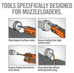 Real Avid Breech Plug 4-In-1 Scraper Tool for Muzzleloader Breech Plugs AVBPS41