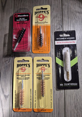 Pistol Cleaning Lot NEW Hoppes Kleenbore Breakthrough .38/.357/9mm Caliber 5 pc