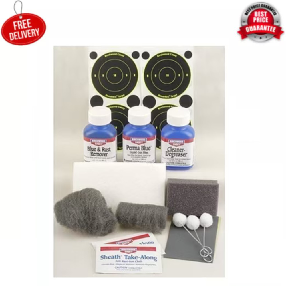 Birchwood Casey Perma Blue Liquid Gun Blue All-Inclusive 8Pc Kit
