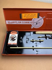 Marble’s Gun Cleaning Kit #726 .22 cal pistol Steel Case NOS – Clean & Complete!