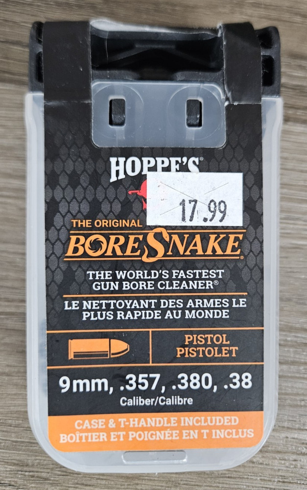 Hoppe’s Bore Snake 9mm .380 .38 .357
