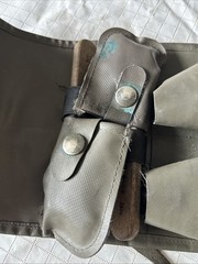 Post War Swiss Military Boot Shine & Maintenance Kit Incomplete Army green 1978