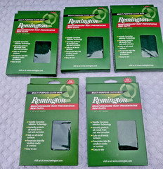 Remington Cleaning Cloth Rem Oil 10×10″ Moistureguard – LOT of (5) – New in box