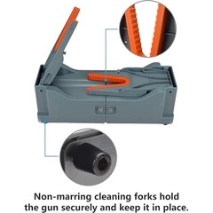 Rifle Cleaning Stand Portable Expandable W/ Non Slip Feet & Cleaning Kits New
