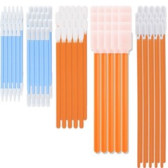100 Pack Foam Tip Cleaning Swab Kit – 5 Types for Printers, Cameras, Arts & Craf